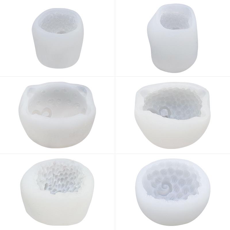 Mucegai din silicon Sanxin Oaie Cârlionțată pentru Săpun DIY, Lumânare și Copt Prăjituri