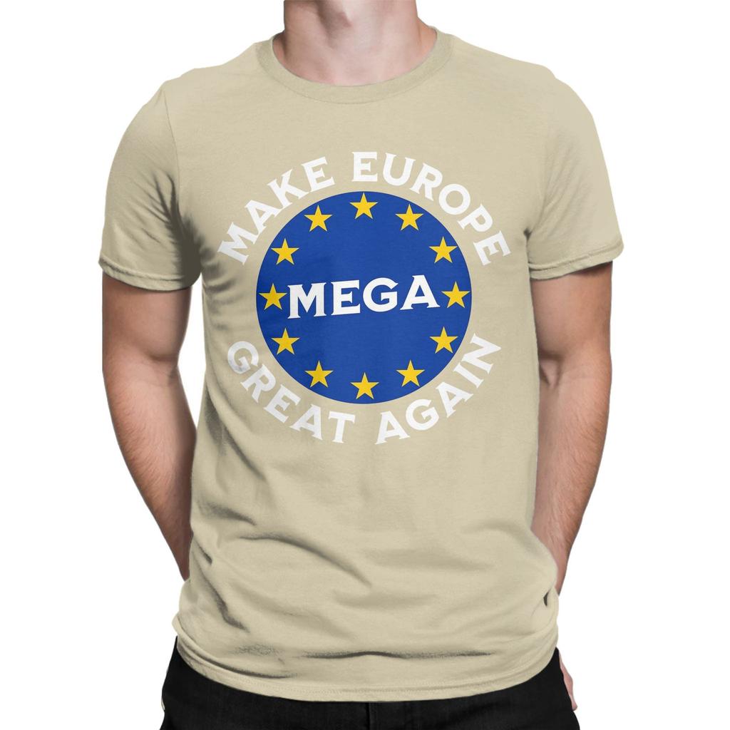 Men Women Make Europe Great Again Shirt Pure Cotton Fashion T-Shirt  Top Clothing