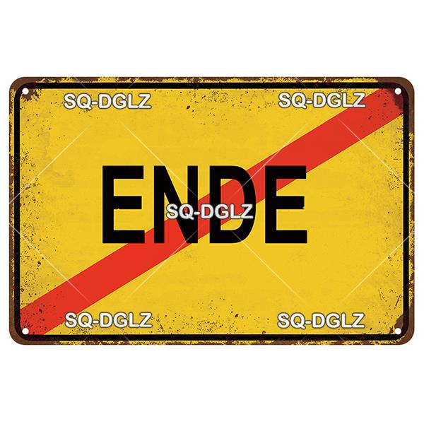 [SQ-DGLZ] Vintage Retro Achtung Berlin Tin Sign Metal Sign Shop Plate Home Bar Wall Sticker Decoration Plaque Poster Decor Gift