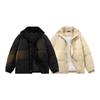 OO stand-up collar cotton-padded jacket for men and women in autumn and winter, thickened couple's loose cotton-padded jacket
