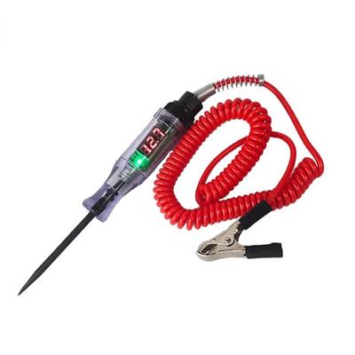 Stylo Testeur de Circuit Électrique de Voiture Affichage Numérique Détecteur de Sonde de Tension DC5?90V pour Véhicule