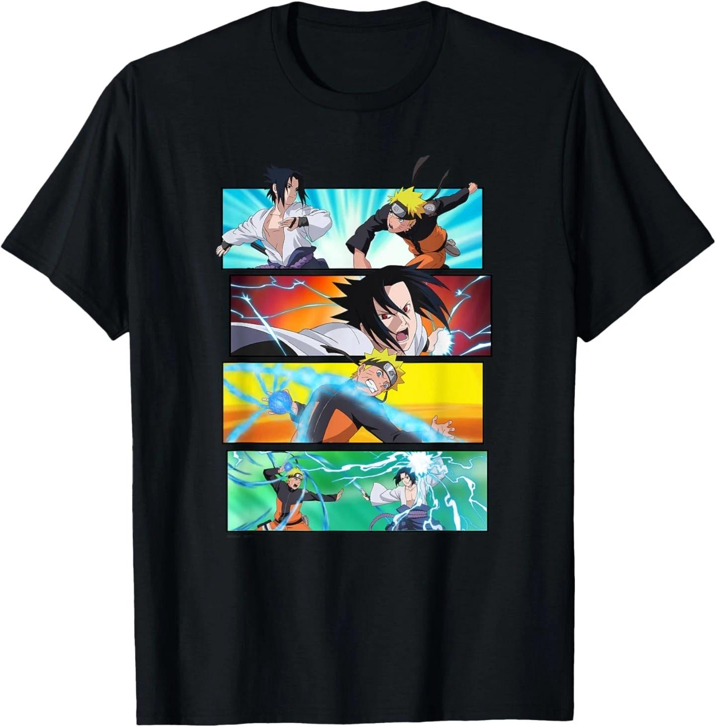 

Naruto Shippuden Naruto vs Sasuke T-Shirt S
