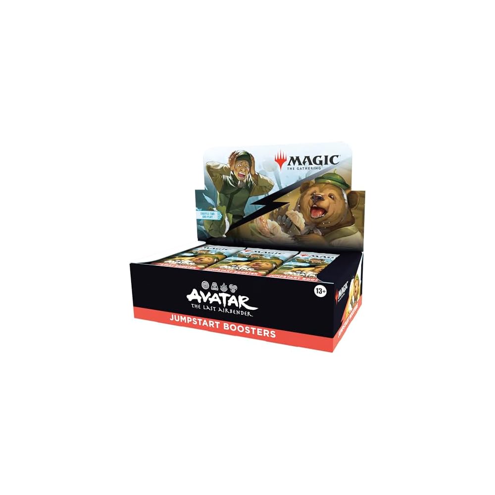 Magic: The Gathering Avatar Legendary Boy An Jumpstart Booster Box 24 Packs English Version Trading Cards Wizards of the Coast