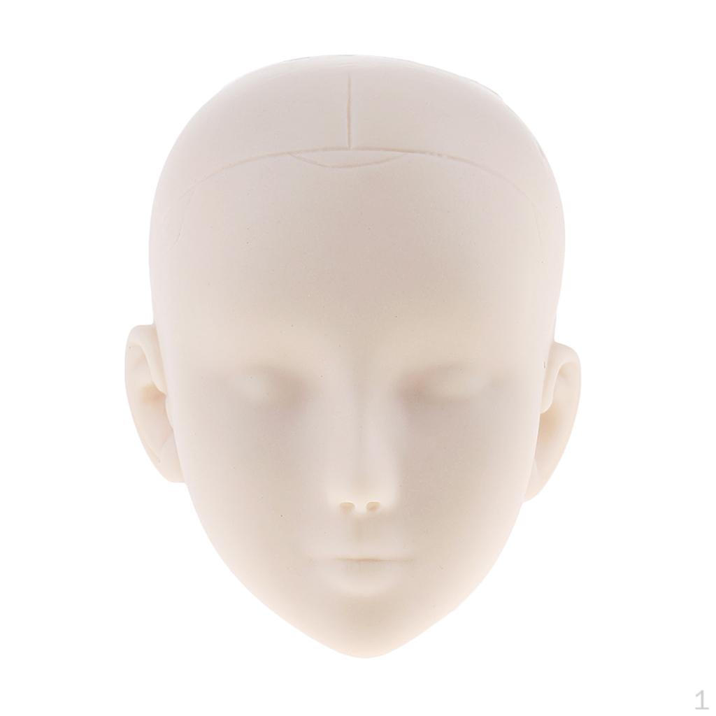 1/6 Beauty Head Sculpt Carved Model for 12'' Kumik No Makeup
