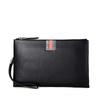 Men's Leather Handbag Grab Bag Cowhide Business Envelope Anti Throw Portable Travel