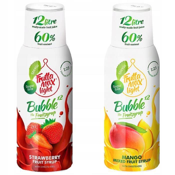 Sirops Fruttamax Fraise et Mangue 500ml