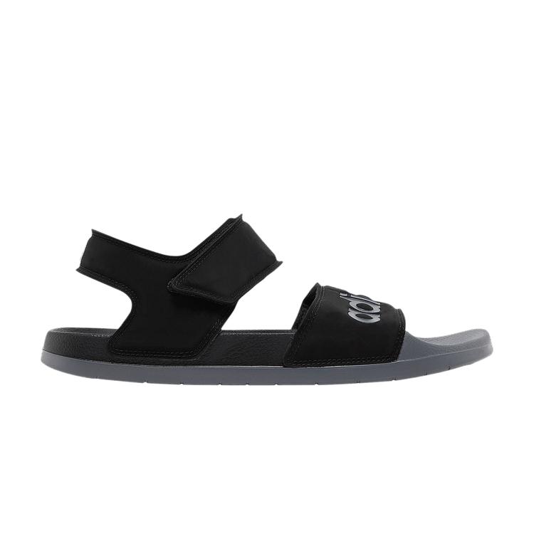 Шлепанцы adidas Adilette  Черный Серый  38