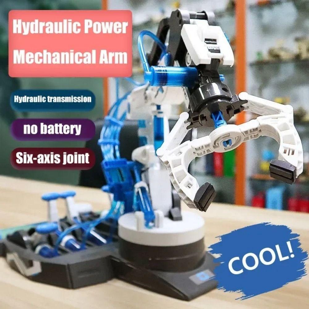 Hydraulic System Science Experiment Set 3IN1 Model Kit STEM Assembly Toys Children Education