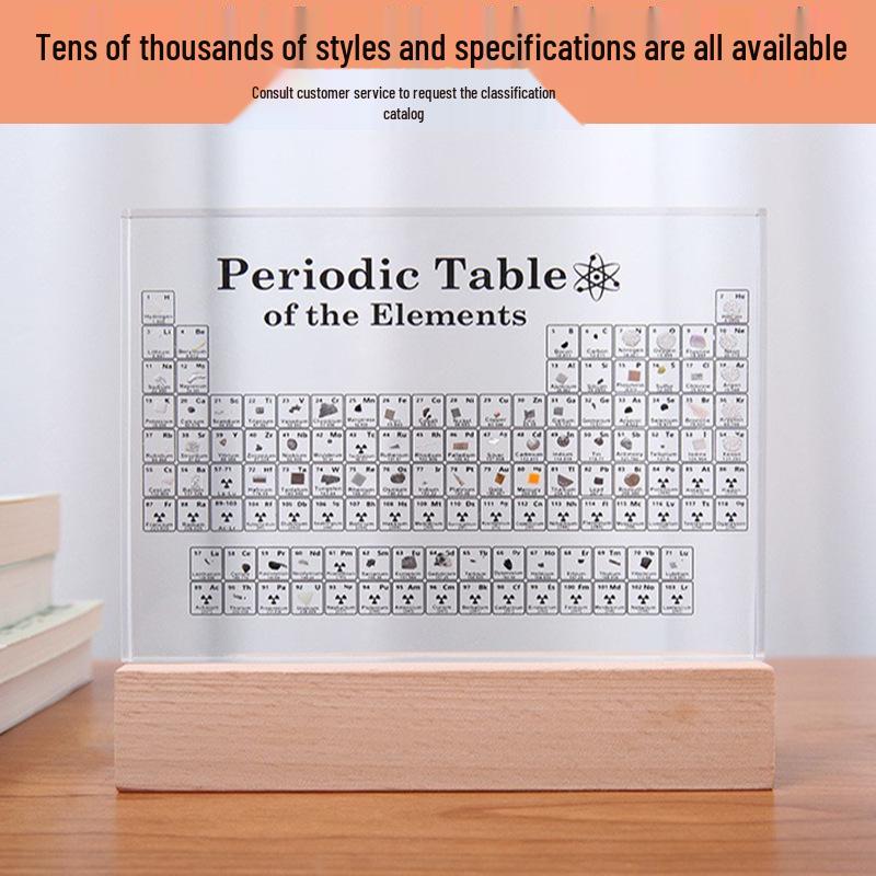 Periodic Table Elements Acrylic Desktop Ornaments - Creative Gifts for School Holidays