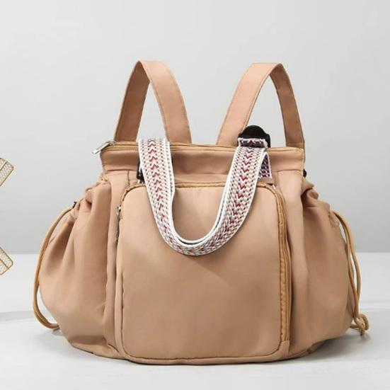 Multifunktionell reseorganisatörsväska för kvinnor 4-i-1 Stor kapacitet Tote Ryggsäck med 15 fickor Bärbar Crossbody Axelväska för Resa Strand