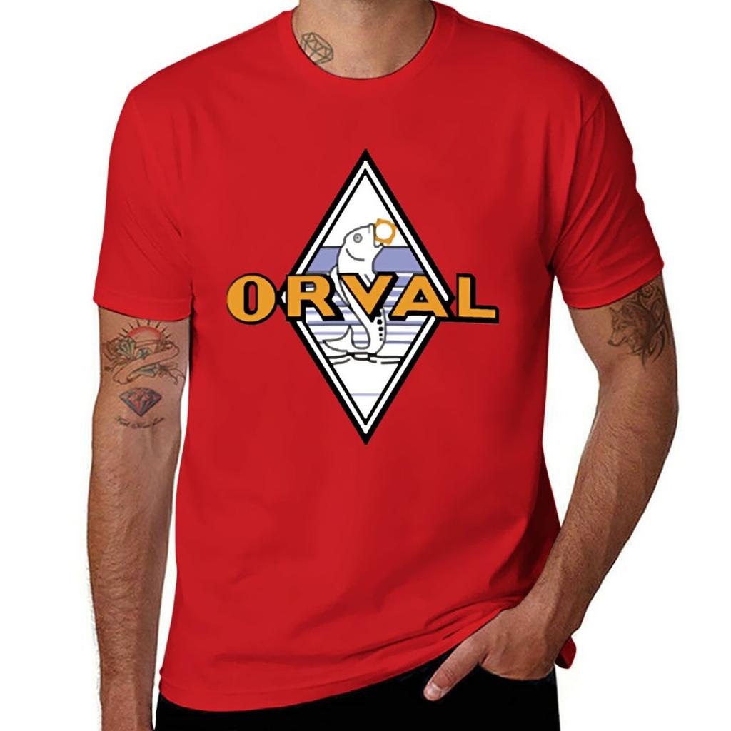 New Orval logo TShirt tees heavyweight t shirts cute clothes men clothing