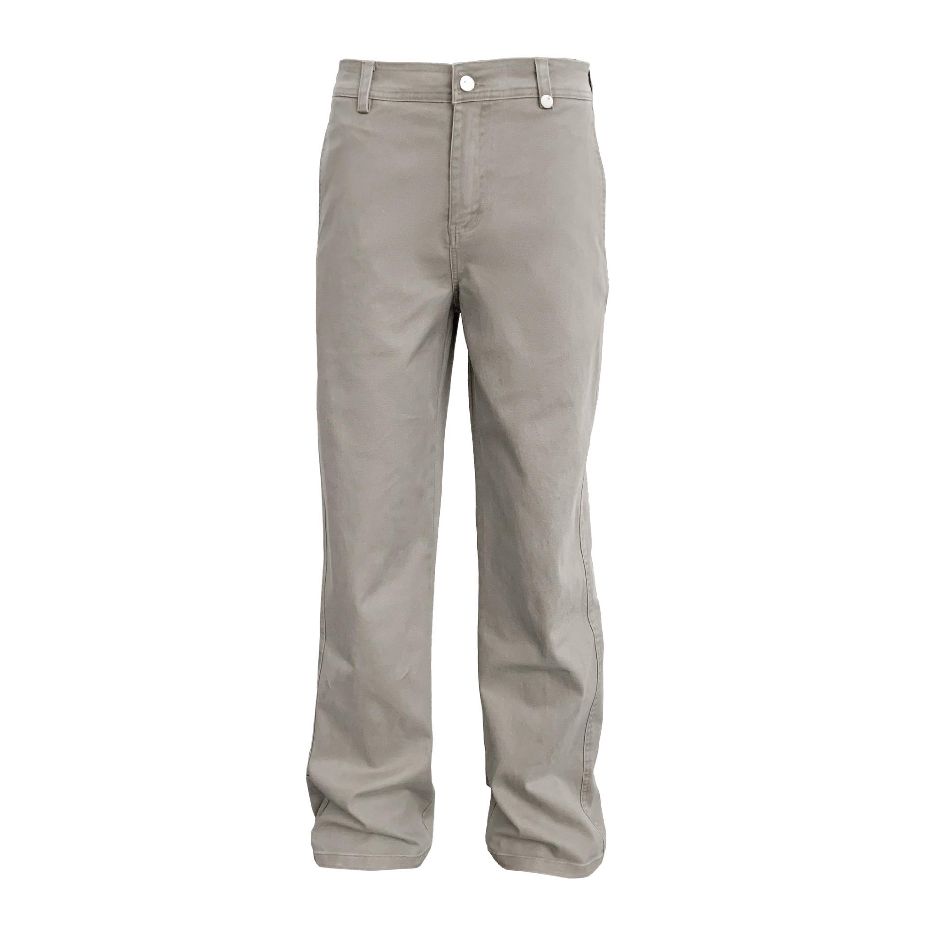 

Американский кэжуал 3D-крой, выстиранные, потертые, облегающие однотонные брюки прямого кроя L хаки