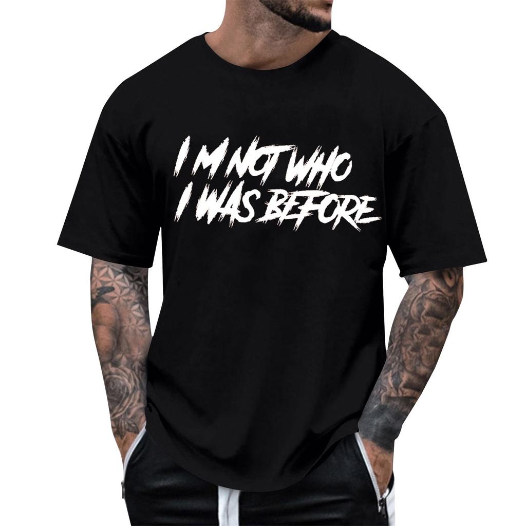 Unisex Loose Drop Sleeve Tops Unisex Casual Fashion Short Sleeve Tops