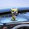 Shake Head Dog Car Dashboard Decoration Funny Nodding Dog Ornament Resin Auto Interior