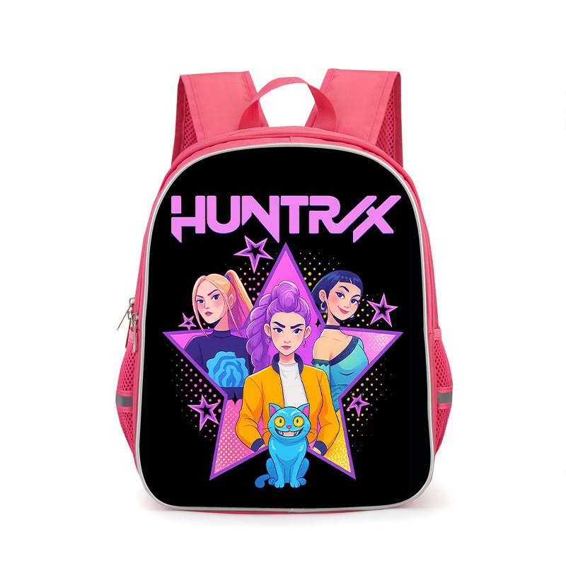 KPop Demon Hunters Kids Large Capacity Layered Backpack Students School Bags for Girls Boys Cartoon Bookbag Travel Backpack