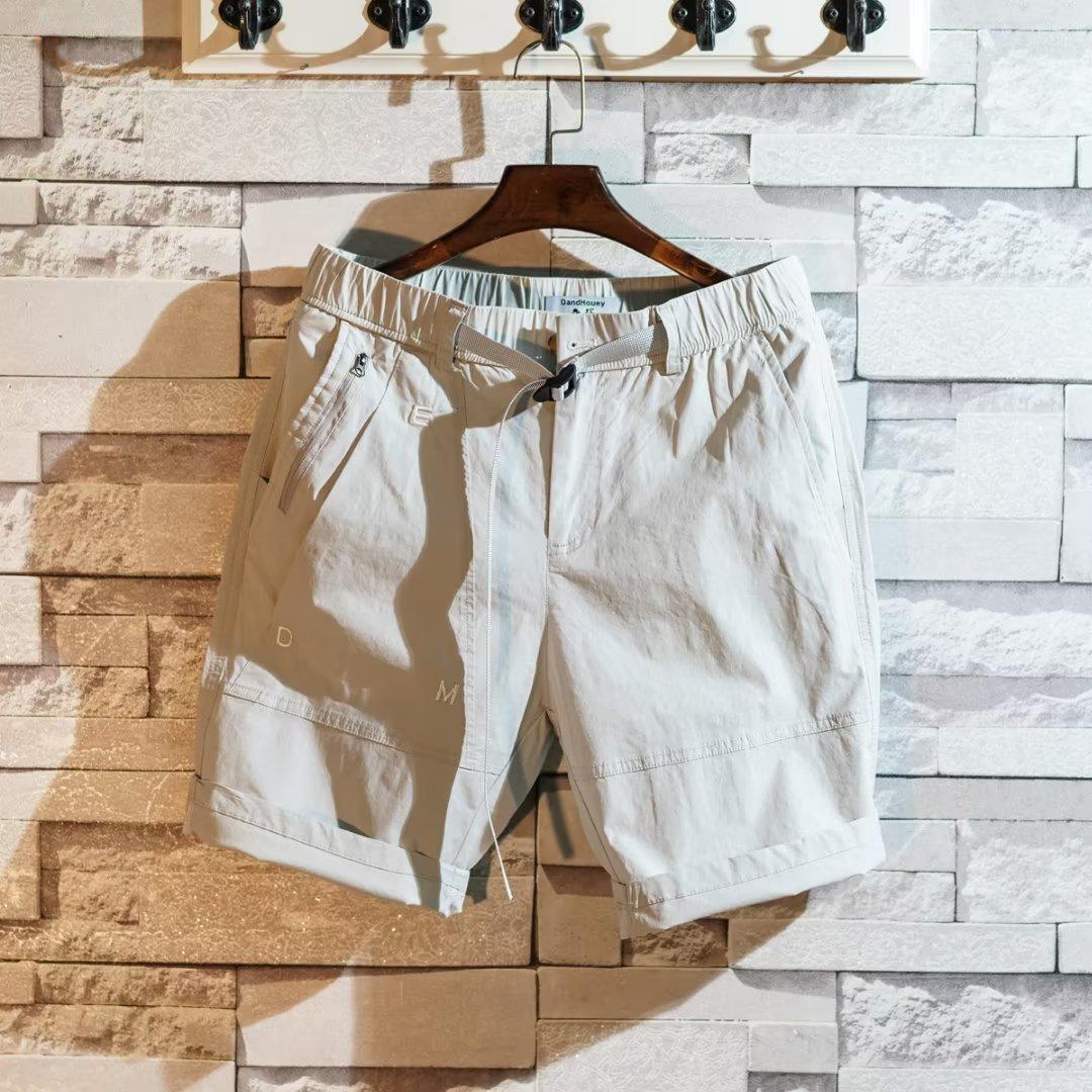 

Мужские свободные японские рабочие шорты Cityboy – летние повседневные, прямой крой, с пятью точками M серый