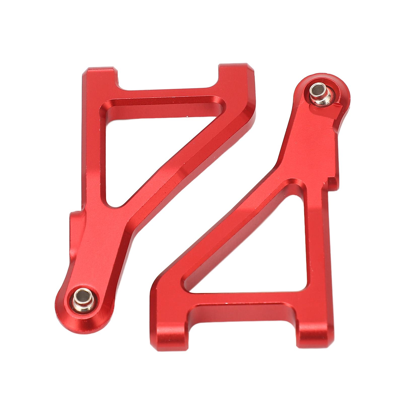 

1 Pair RC Front Upper Swing Arm Aluminium Alloy Suspension Arm Upgrade Parts for 110 UD1002 червоний