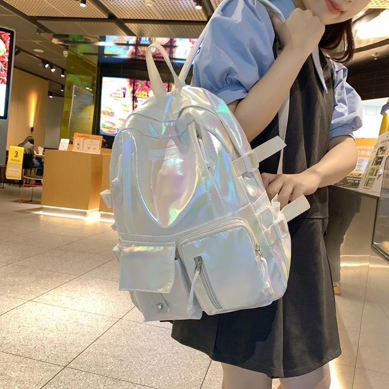 Cute girl backpack campus small fresh schoolbag new trendy large capacity junior high school backpack