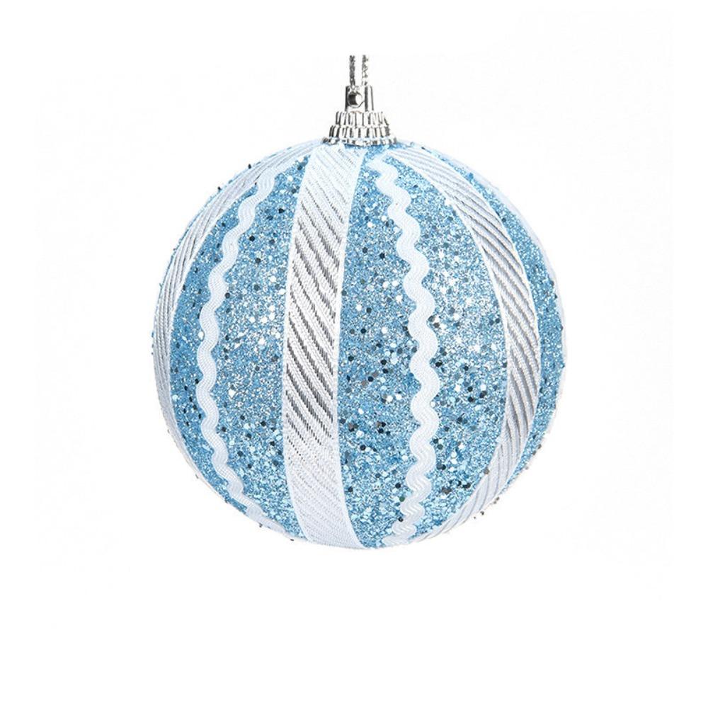8cm Christmas Decorative Ball Delicate Hanging Ornament Crafts Christmas Tree Pendant  Window