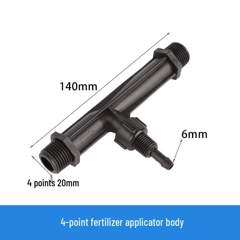 Venturi G3/4 Fertilizer Injector Kit with Filter, Suction Tube & Six-point Micro Sprinkler Connector