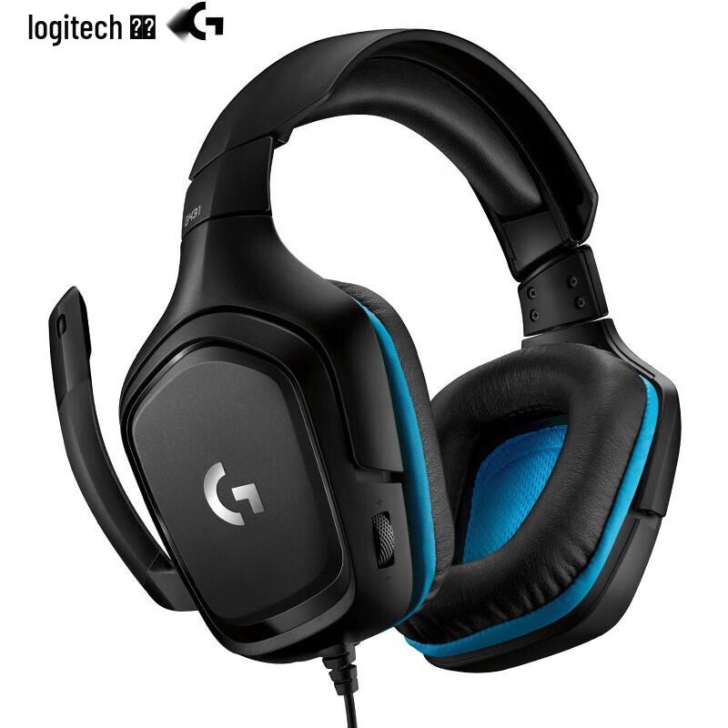 

Logitech G431 Wired Gaming Headset with 7.1 Surround Sound