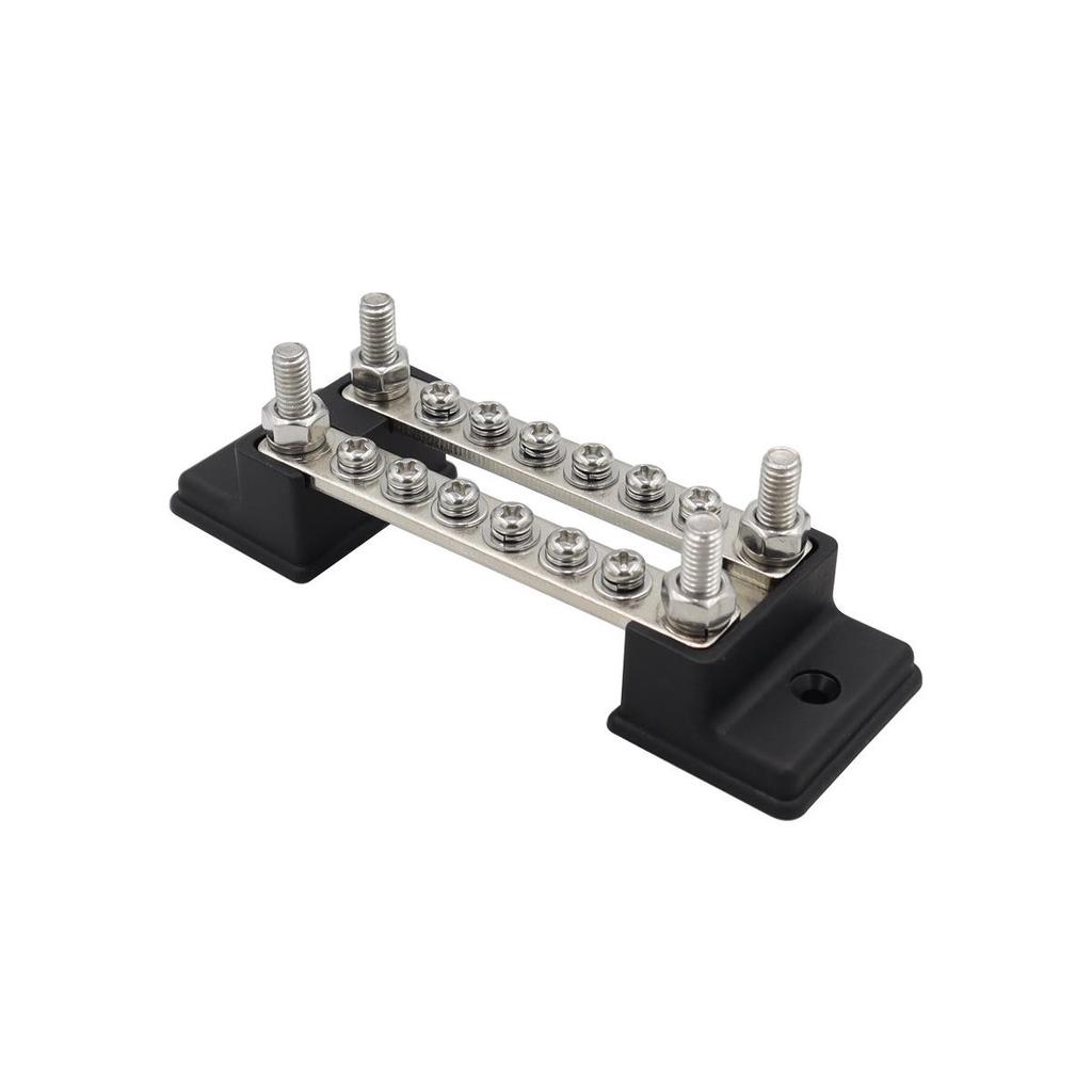150A Dual Row Busbar for RVs, Yachts, and Cars (12-48V)