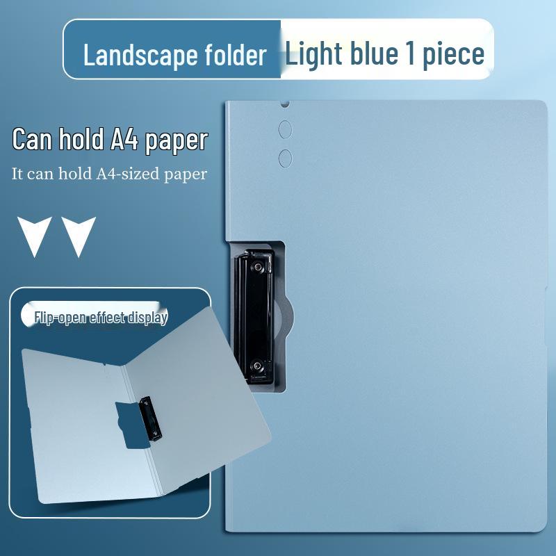 Macaron Color Frosted A4 Document Storage Clipboard with Thick Foam Board