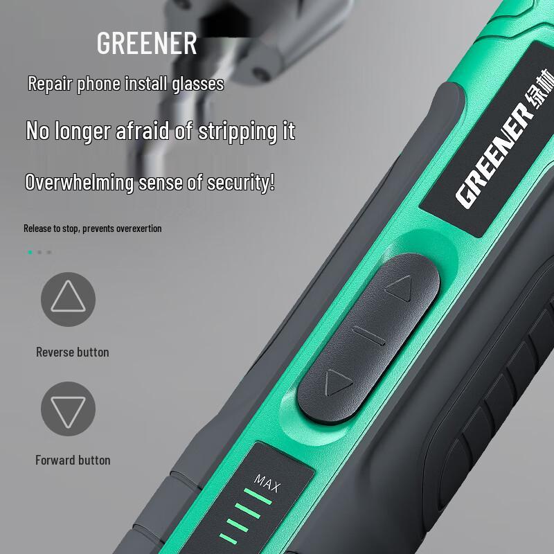 Green Forest Cordless Electric Screwdriver Set CN plug (adapter included)