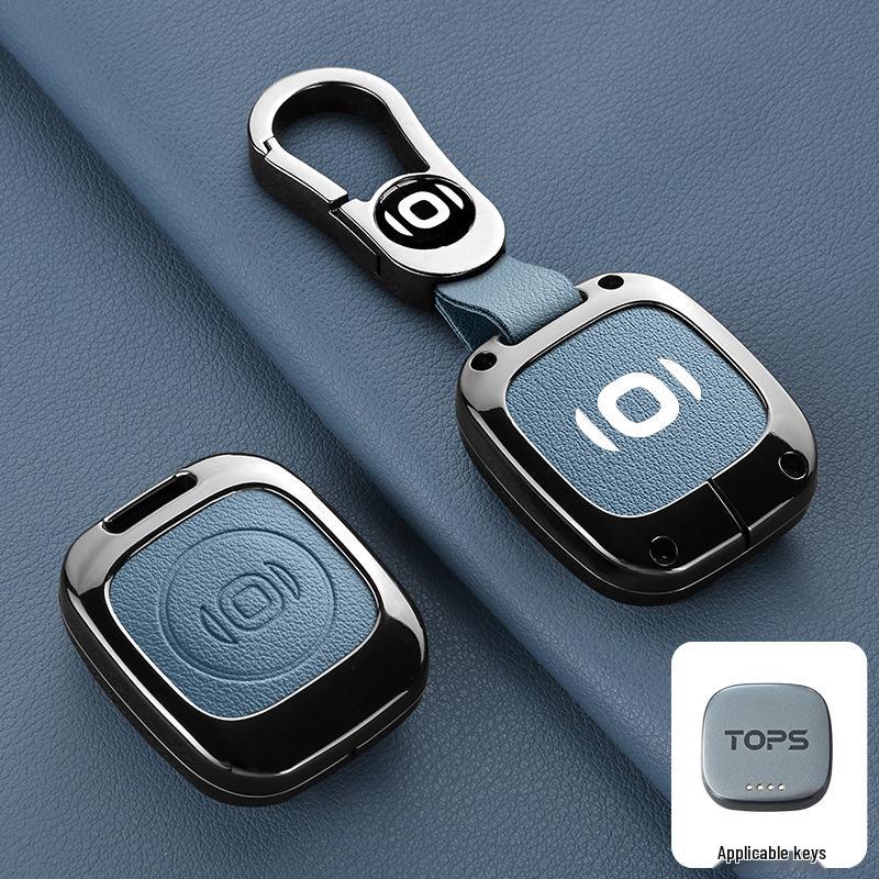Bluetooth-Schlüsselhülle mit Metallschnalle für Changan Qiyuan E07, Kompatibel mit 25 Automodellen