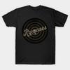 Asian Size Men Black Print T-shirt Ramones No-Cut Heat Transfer Print Cotton Tshirt