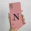 For Samsung A10 Case Galaxy A10 Cover SM-A105F SM-A105G SM-A105M SM-A105 Cute Initial Letters Phone Case Shockproof Back Cover