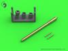 Master Model WW2 British QF 75mm Barrel Besa Machine Gun Centaur Plastic Model Parts 1/72 & (for Mk.III/Cromwell Mk.IV/VII/Churchill Mk.VI/VII)