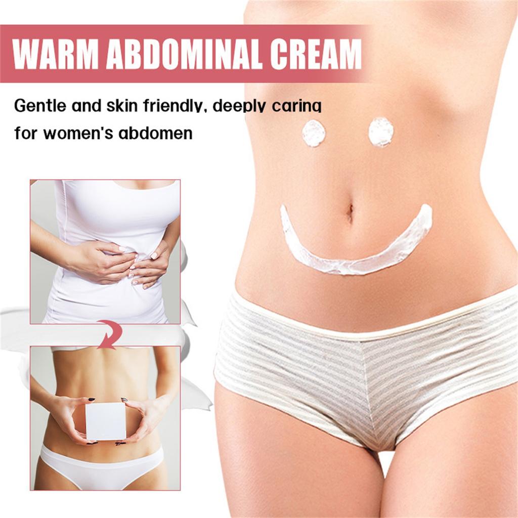 Crema Calentadora Abdominal 60g, Calentadora y Cálida Abdomen Hidratante e Hidratante, Hidratante, Atenuadora de Líneas Finas y Crema Quemadora