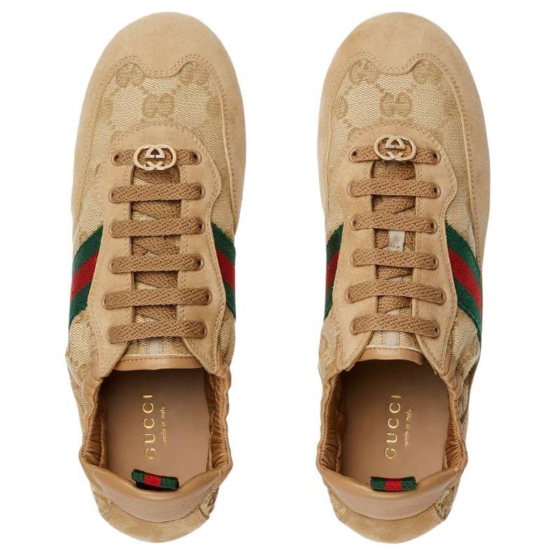 Gucci Wmns Shift Sneaker 'Sundial Green Red' Women's 857963 AAF10 9845