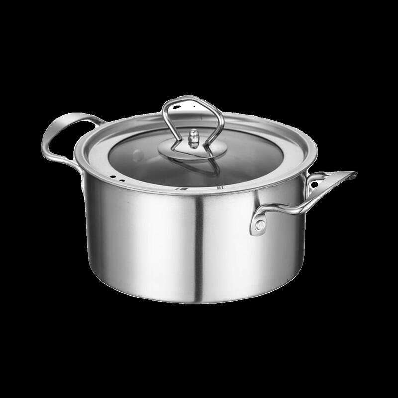 Extra-Thick Commercial Single-Person Stainless Steel Hot Pot