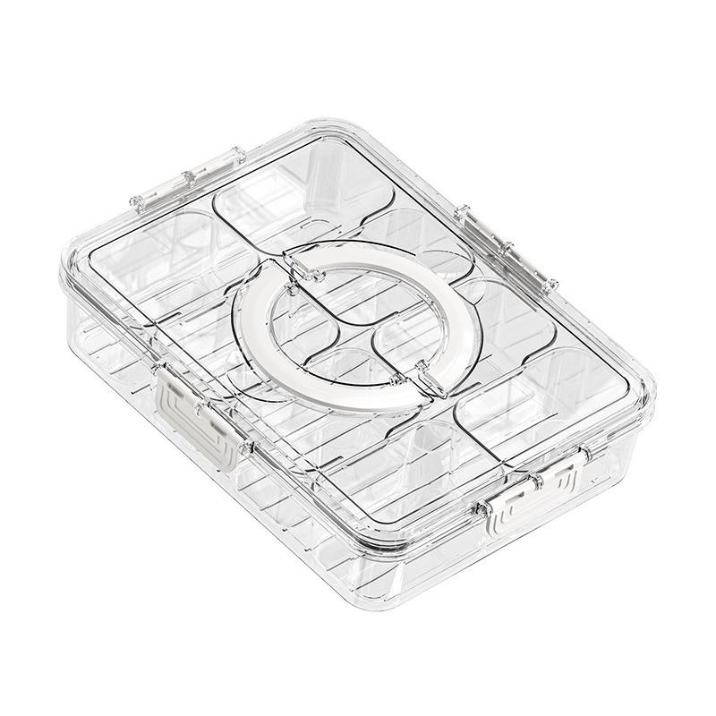 Large Capacity Transparent Spice & Food Storage Box - Dustproof & Moistureproof