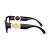 Versace Temple Design Acetate Cat Eye Optical Frame Unisex Couple Style Black 16347865 VE3367U-Black 52