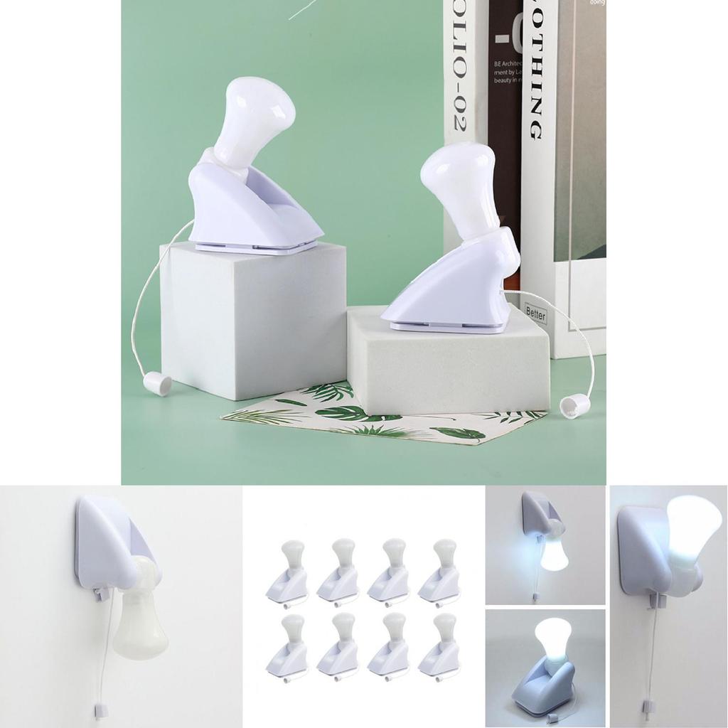 Modern Simple Mini Pull Cord Night Light For Cabinets And Bedside Use