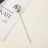 Simple And Versatile Pearl Hairpin, Hair Accessories, Niche Cold Hairpin, Modern One-Character Plain Hairpin.