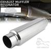 1 buc Universal 2,5" Toba de Eșapament din Oțel Inoxidabil Resonator Tub de Evacuare Toba de Eșapament Conductă de Eșapament Mașină Sistem de Eșapament Lungime 16 Inch