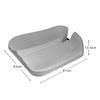 Breathable Memory Foam Seat Cushion, Rebound Wedge Pad for Car or Office Chair.