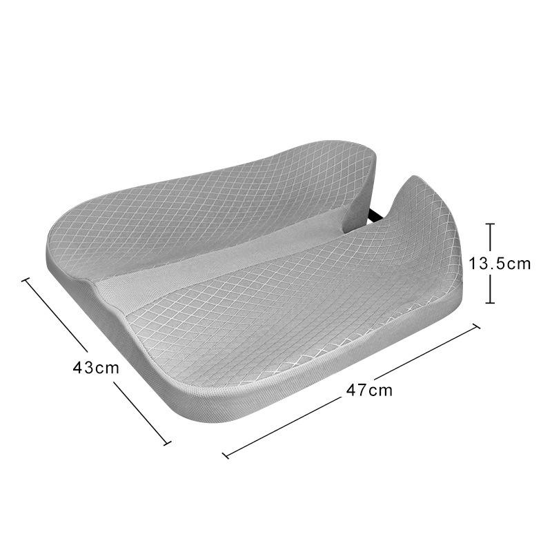 Breathable Memory Foam Seat Cushion, Rebound Wedge Pad for Car or Office Chair.