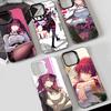 Funda de teléfono Kafka Honkai Star Rail para iPhone 17 17Air 16 15 14 13 12 11 Pro Max Plus Colorida Plateada