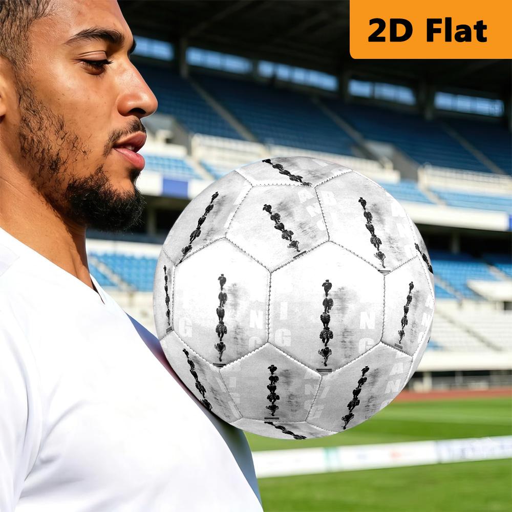 Bold Design: Big Bang Symbolism Football Suitable for Both Training and Competition Outdoor Sports Very Elastic No. 5 Football Entertainment