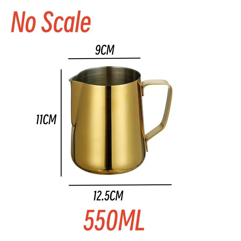 911ML Stainless Steel Pitcher Coffee Frothing Jug Pull Flower Cup Cappuccino Milk Pot Espresso Cup Latte Art Milk Frother Jugs