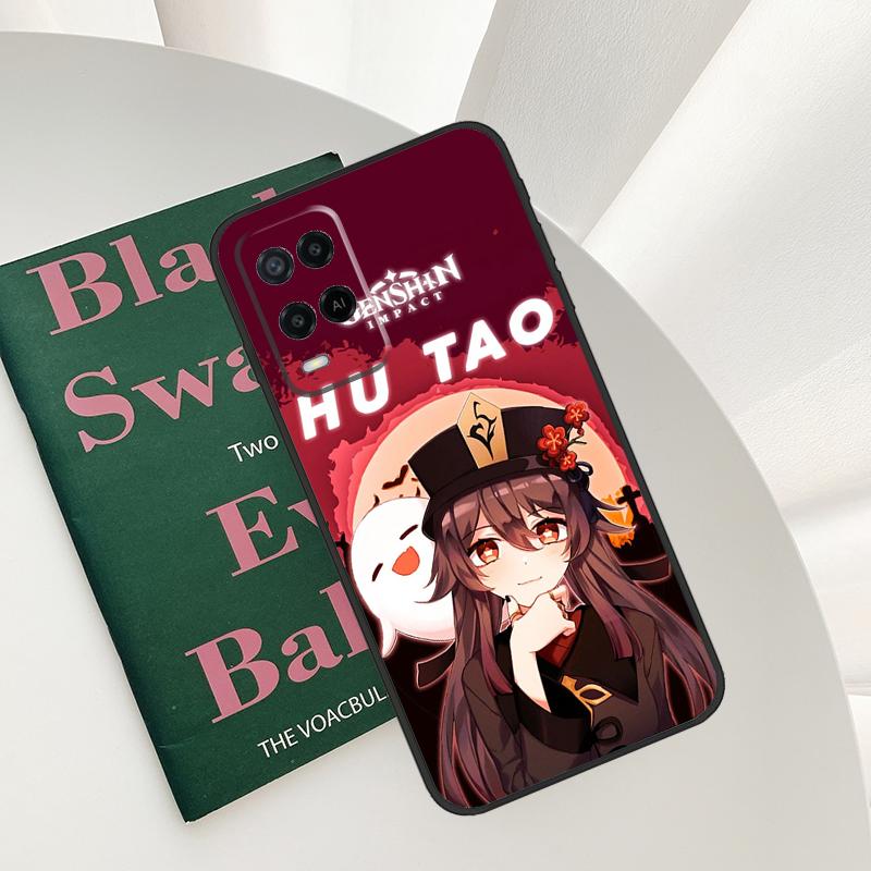 Hu Tao Genshin Impact For OPPO A98 A78 A18 A38 A58 A5 A6 Pro A15 A17 A57 A16 A76 A96 A54 A74 A94 A40 A60 A80 Case