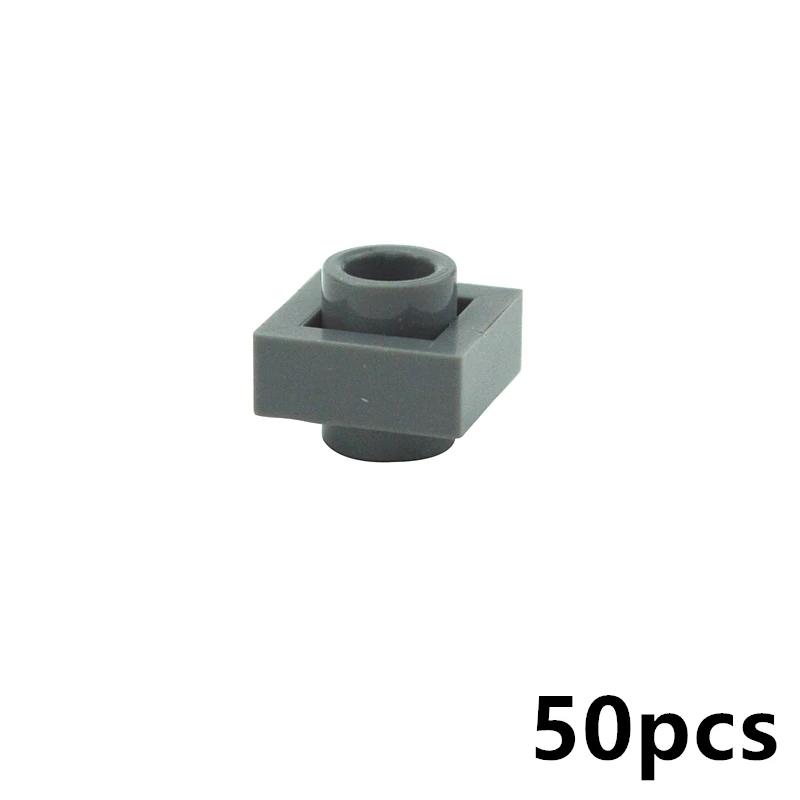 

DIY Technical Bricks 50PCS MOC Building Blocks Parts 1x1 1x2 2x2 1x4 w. knobs both sides Special Plates Creative Toys for Kids