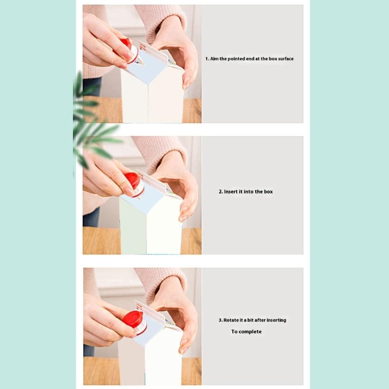 Carton Drink Spouts With Protective Cover Food Safe Silicone Spill Prevention Device For Home Travel Camping Essential