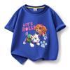 PAW Patrol Girls' Cartoon Print Short Sleeve Cotton T-shirt, Round Neck Pullover, Summer New Arrival