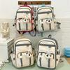 Retro tooling backpack new cute large capacity student class schoolbag casual backpack
